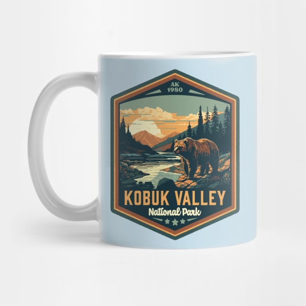 Kobuk Valley National Park Vintage WPA Style National Parks Art by GIANTSTEPDESIGN